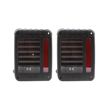 

LED Tail Lights Brake Reverse Turn Signal Rear Lamps for Jeep Wrangler 2007-2016
