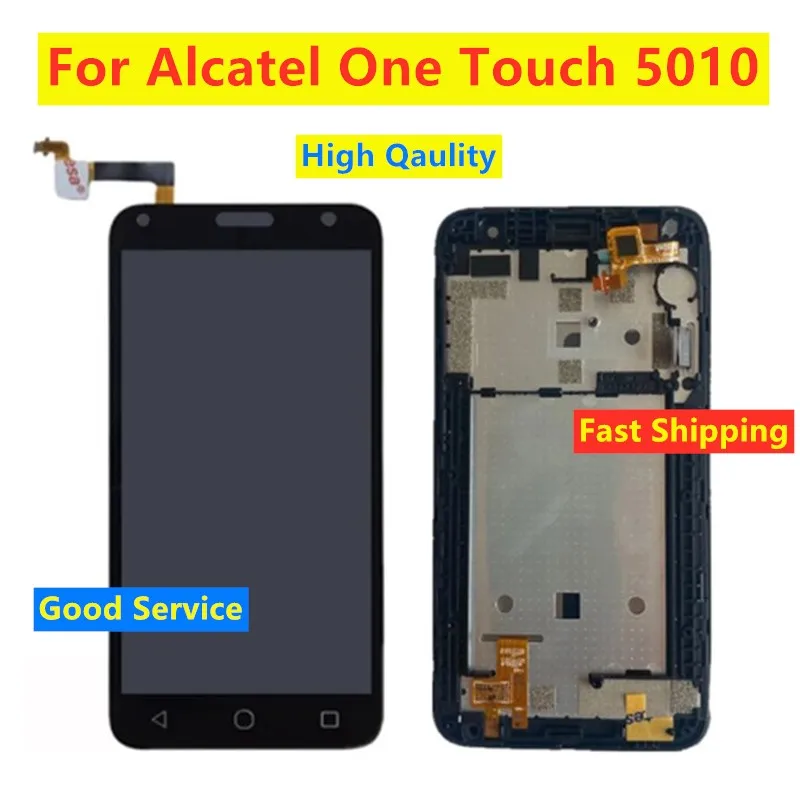 100% протестированный сенсорный экран 5 0 &quotдля Alcatel One Touch 5010 5010D OT5010 ЖК дисплей с