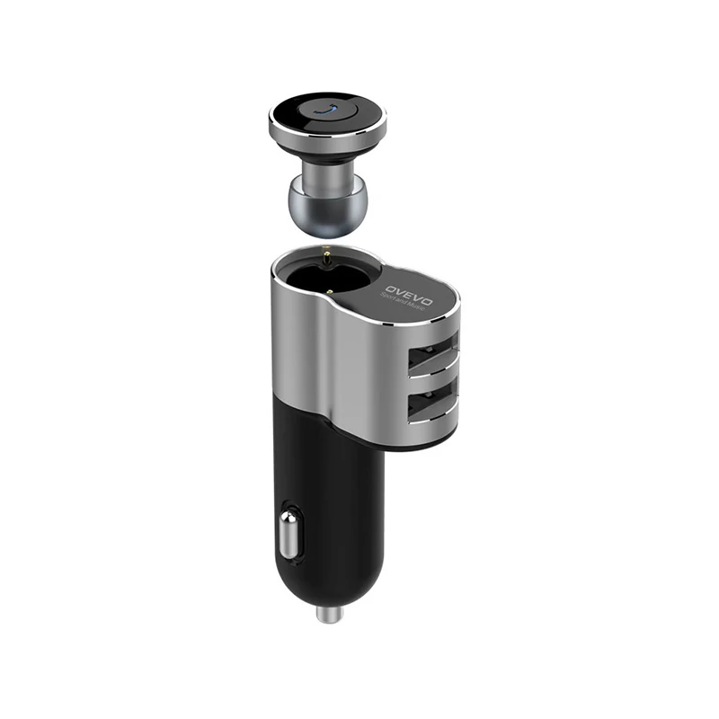 

Mini Stereo headset Wireless earphone bluetooth handsfree for car drive with bass with USB car charge