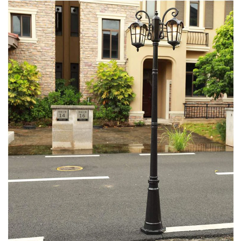 (H&asymp;2.3M)Outdoor Waterproof Garden Light Outdoor Park Roadside Garden Landscape High Pole Light Waterproof Street