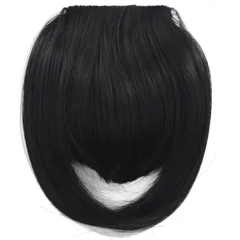 TOPREETY Heat Resistant Synthetic Hair 30gr Blunt Bangs Hair Extension Neat Fringe Hairpieces B3