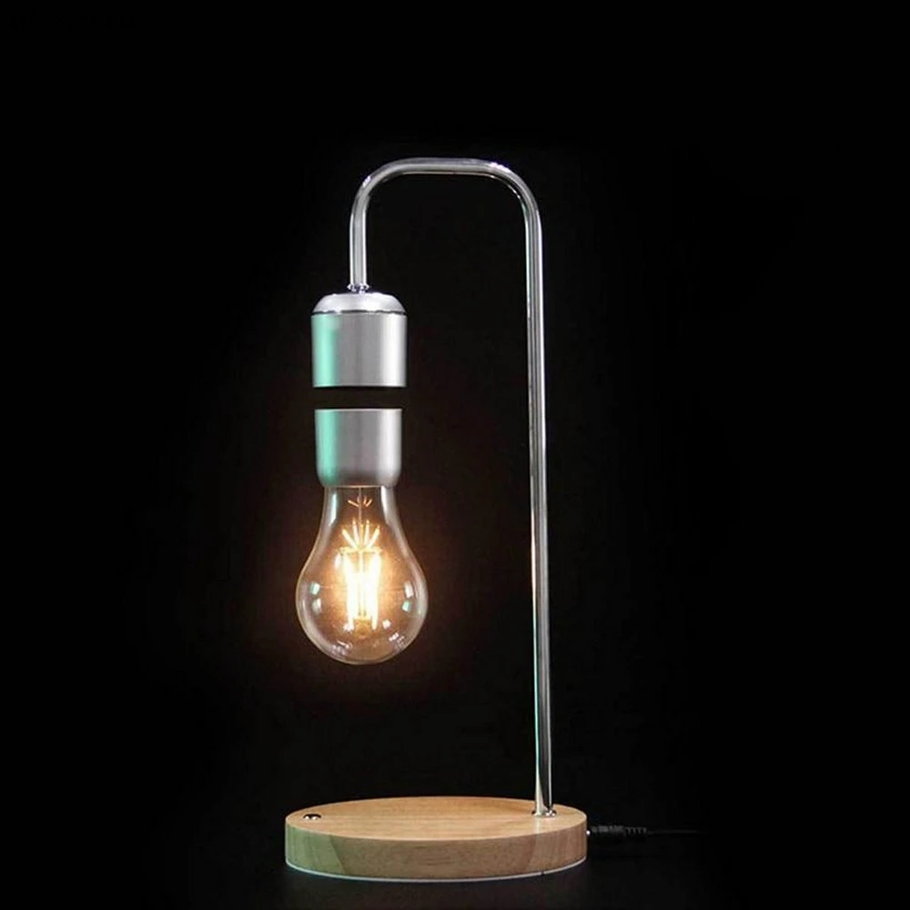 Lampe de table flottante à suspension magnétique créative, ampoule LED,  lecture sans fil Maglev, cadeaux uniques, décoration d'intérieur, module  noir - AliExpress