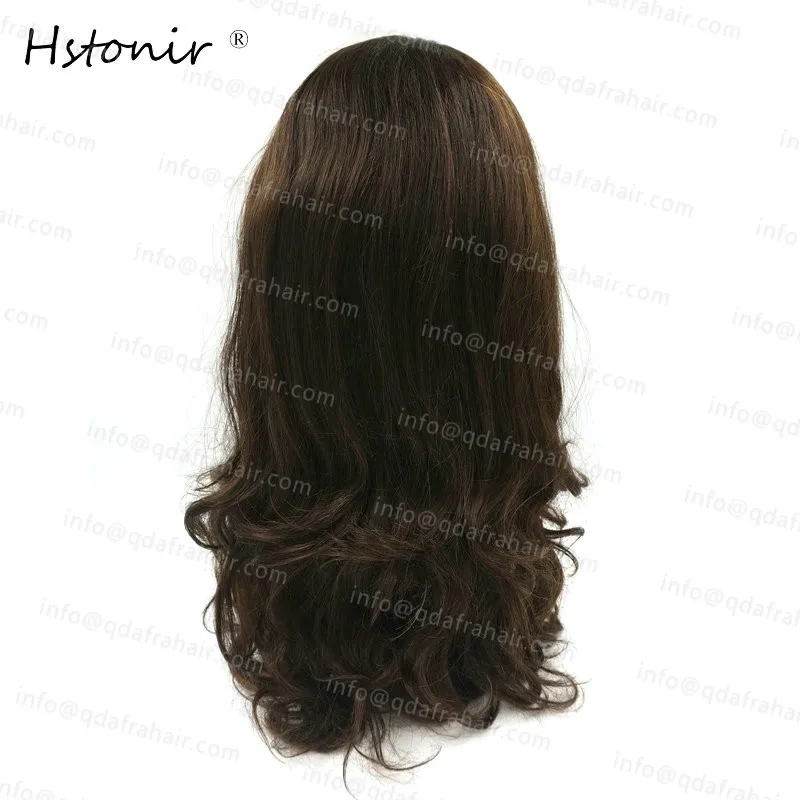 Hstonir Wonder Wig 100 европейские волосы кошерный еврейский парик осенний Кошерный парик конский хвост Perucas европейские волосы remy J004