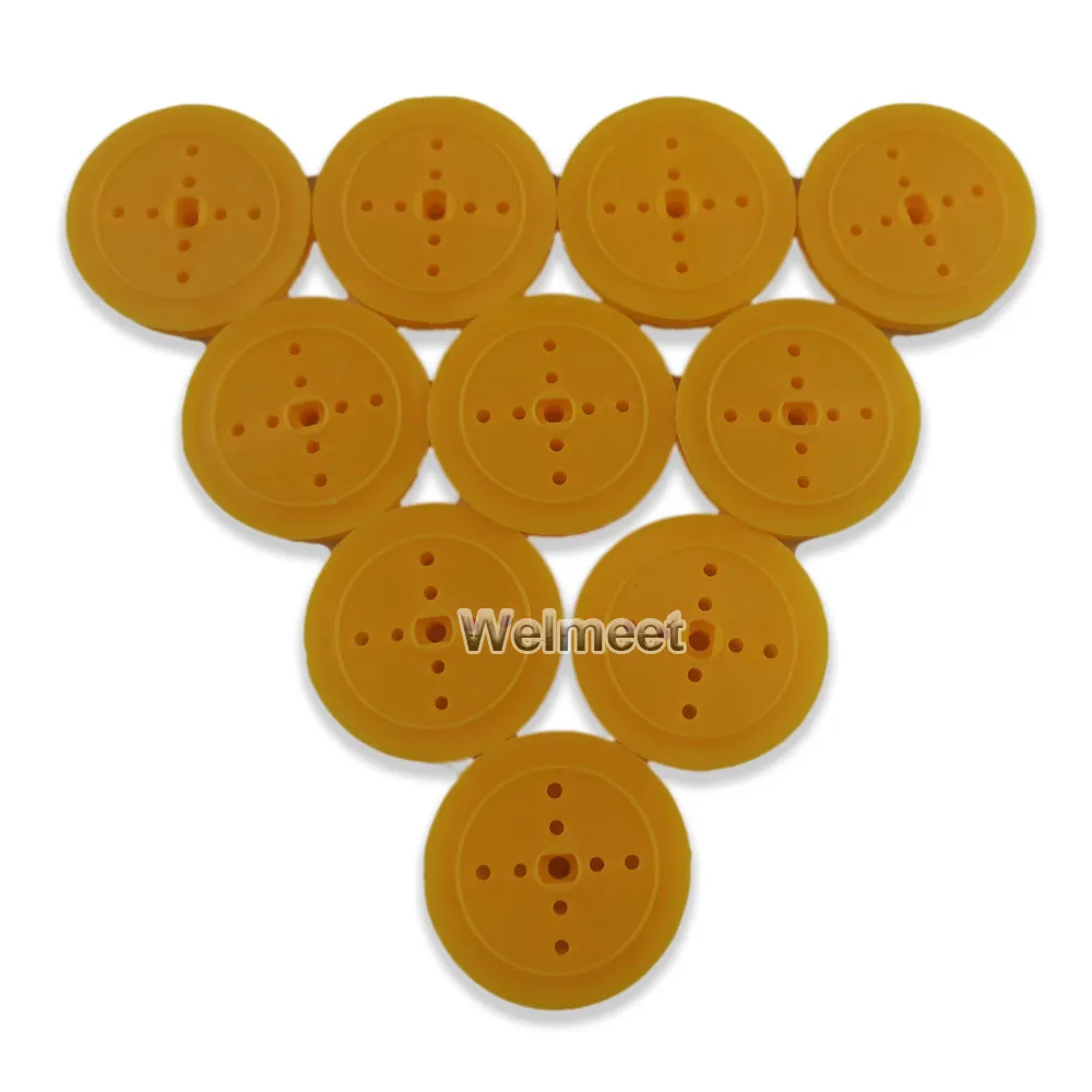 DIY 로봇 장난감 자동차 모델 변형을 위한 10pcs 36mm 동기식 벨트 플라스틱 풀리 휠