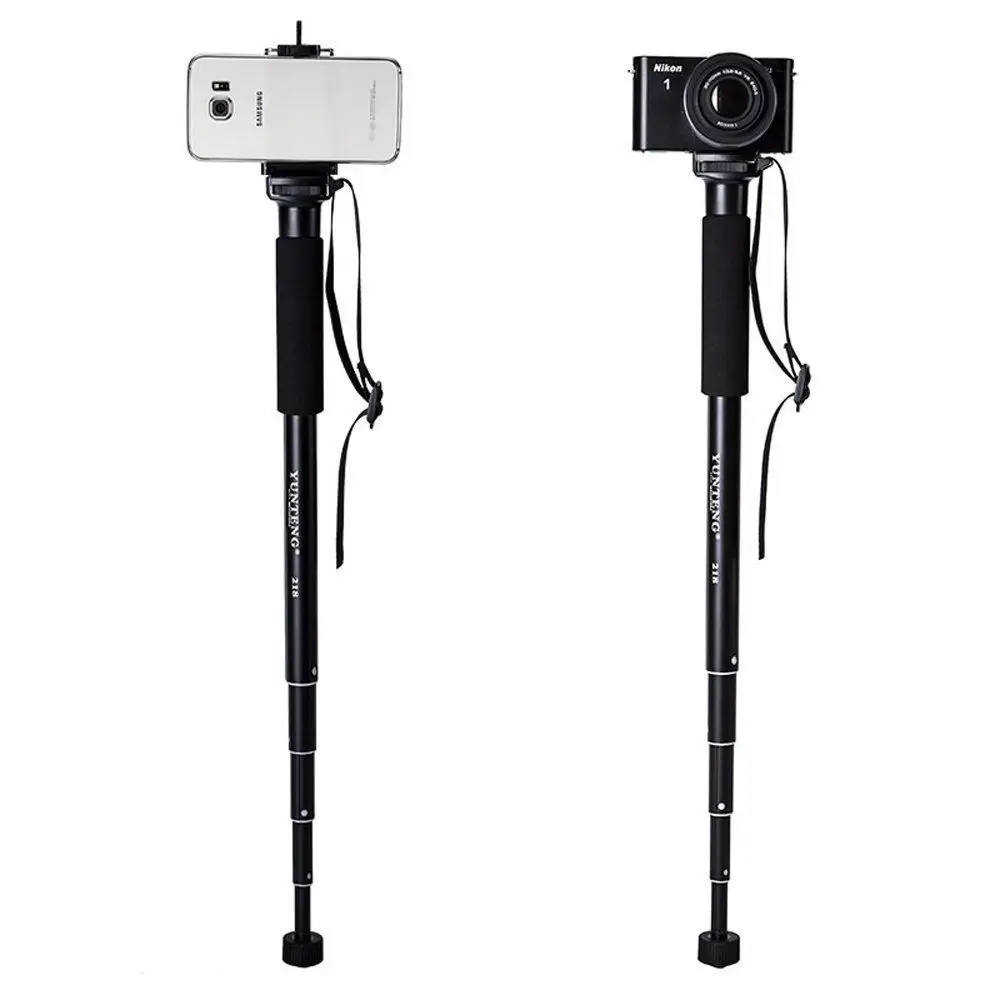 Yunteng YT218 Extendable 5 Section Aluminium Monopod Unipod for Canon
