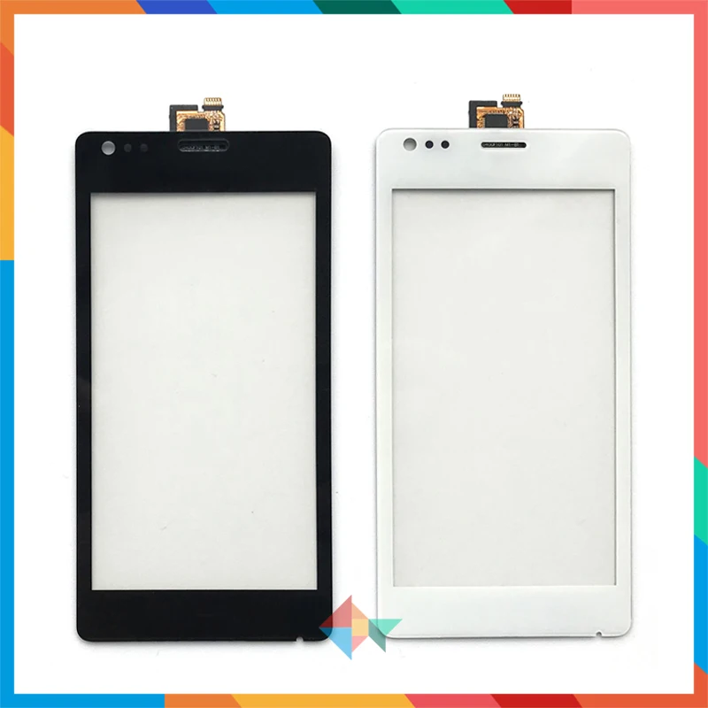 50 шт./лот Высокое качество 4," для sony Xperia M C1904 C1905 C2004 C2005 сенсорный экран дигитайзер Передняя стеклянная линза сенсорная панель