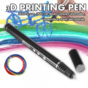 

3D Printing Pen for kids birthday gift 3D drawing pen children's printing best child pen Doodler-Pen Pencil-Pen Oled Display