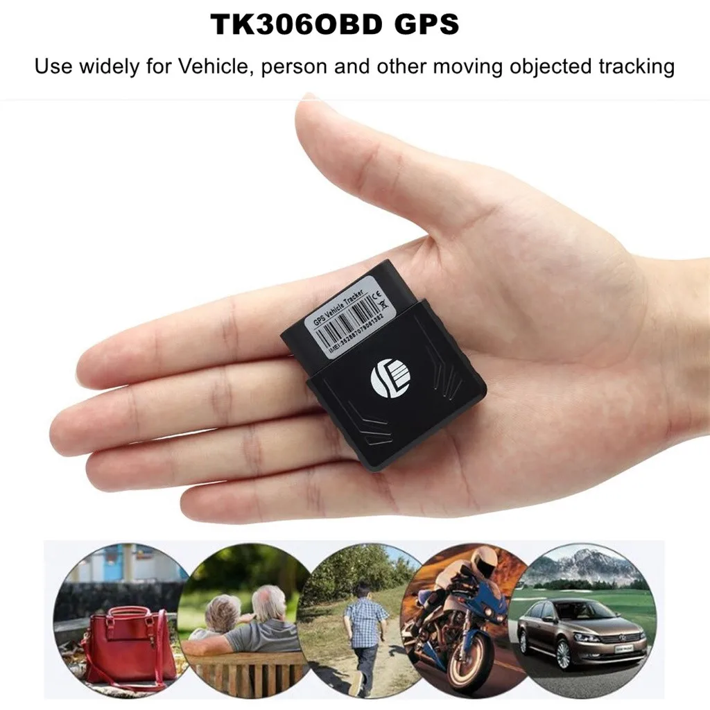 TK306 автомобиль localizador xy найти его gps тег ключ искатель GSM/GPRS трекер OBD интерфейс автомобиля локатор отслеживания Devic