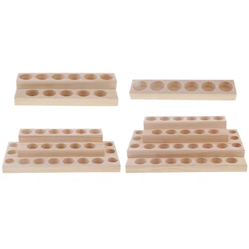 

Aromatherapy Essential Oil Case Display Stand Storage Organizer Rack 6-Slots