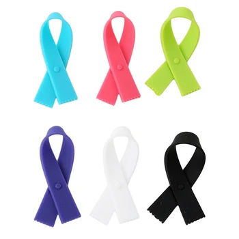 

Scarf Type Silicone Glass Wine Label Recognizer Glasses Tea Mug Cup Marker Bottle Logo Party Decoration Supplies