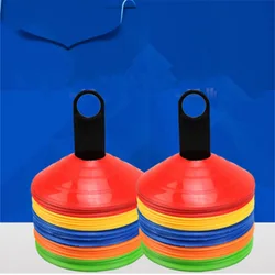 10pcs Pile Football Basketball Training Agility Training Small Hurdle Pace Training Sign Disc Obstacle Road Sign Road Cone Road
