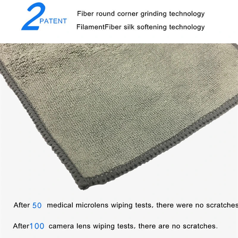 Microfiber Double-sided Cleaning Cloth for Mobile Phones Tablet Screen Glasses