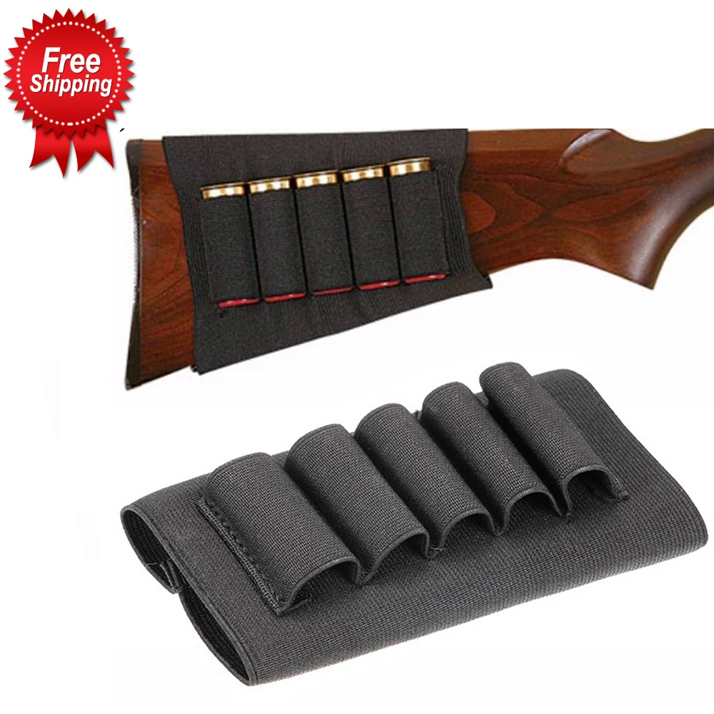 Jacht Shotgun Cartridge Belt Airsoft Tactical 5 Shotgun Shell 12 ga Bandolier Gauge Ammo Houder Militaire Gun Accessoires Shotgun Shell Ammo Holdershotgun Cartridges Aliexpress