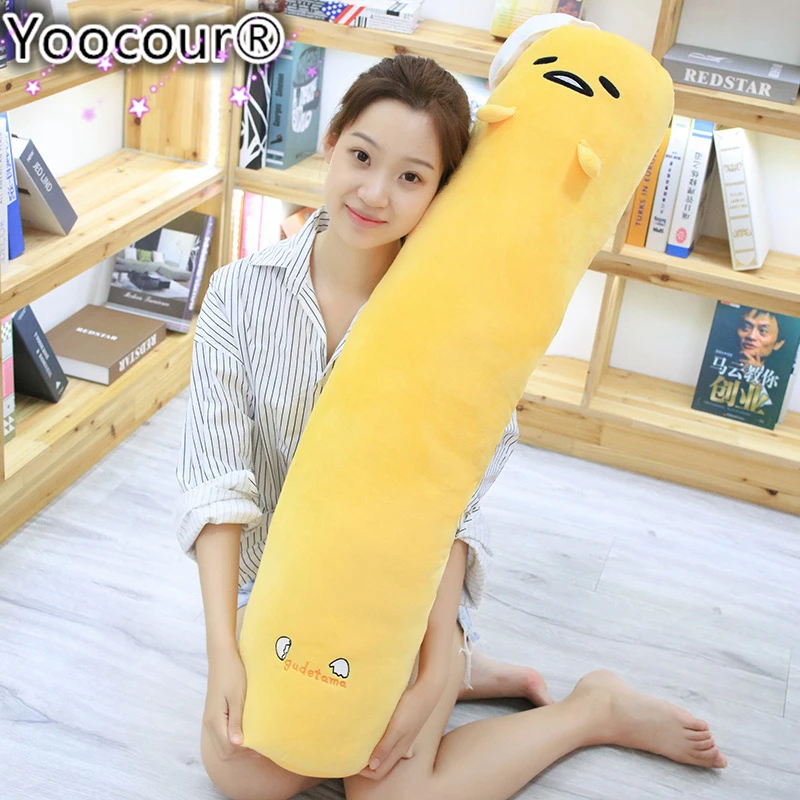 68/110 см Gudetama ленивое яйцо длинная плюшевая игрушка подушка яйца Jun яичный желток