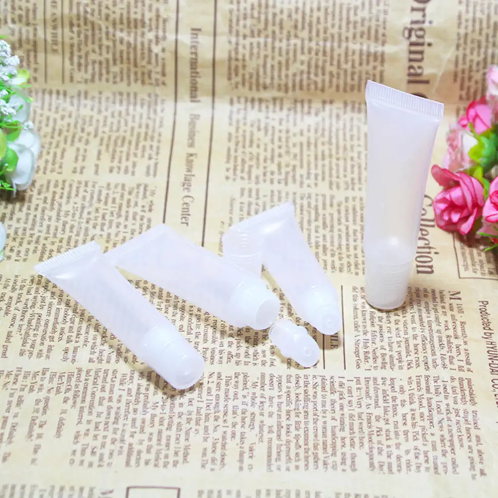 

8ml 10ml 15ml Empty Lipstick Tube Lip Balm Soft Tube Makeup Squeeze Lip Gloss Container Women Beauty Makeup Tools