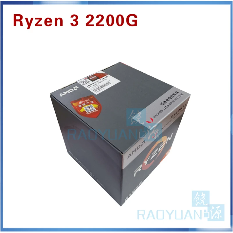 Amd Ryzen 3 2200g R3 2200g Cpu Processor With Radeon Vega 8 Graphics 4core  4threads Socket Am4 3.5ghz Tdp 65w Yd2200c5fbbox - Cpus - AliExpress