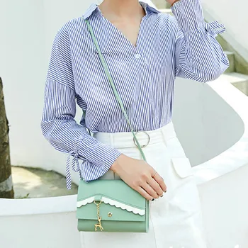 

Womens Small Deer Pendant Square Bag PU Single Shoulder Messenger Bags New