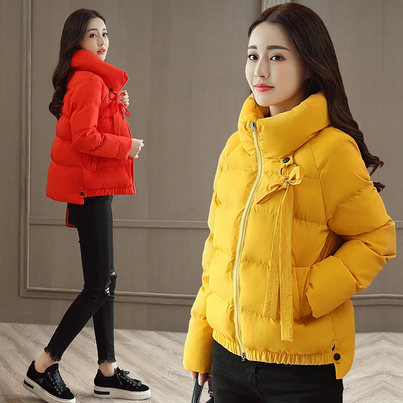 

Cotton Coat Student Korean-style BF Loose Winter Versatile Small Cotton-Padded Jacket 2018 New Style Cotton-padded Clothes Short