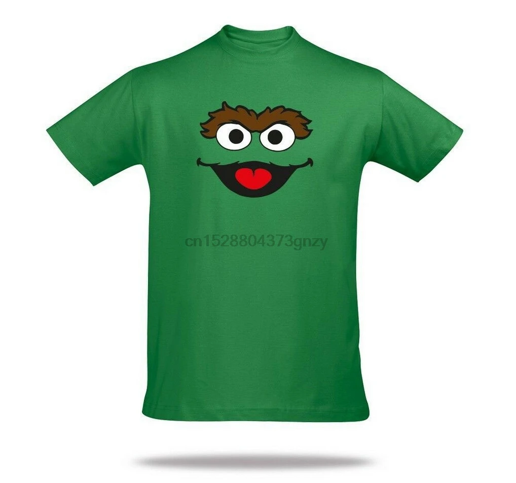 Футболка Oscar футболка The Grouch Ernie BERD Elmo с монстром на заказ принтом экрана | Мужская