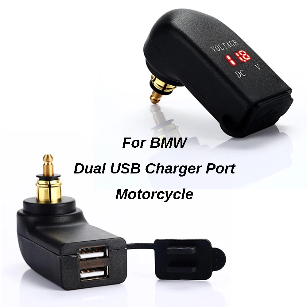 Buy Motorcycle Dual USB Charger Power Adapter Cigarette Lighter Socket for BMW R1250GS F850GS F800GS F650GS F700GS R1200GS R1200RT