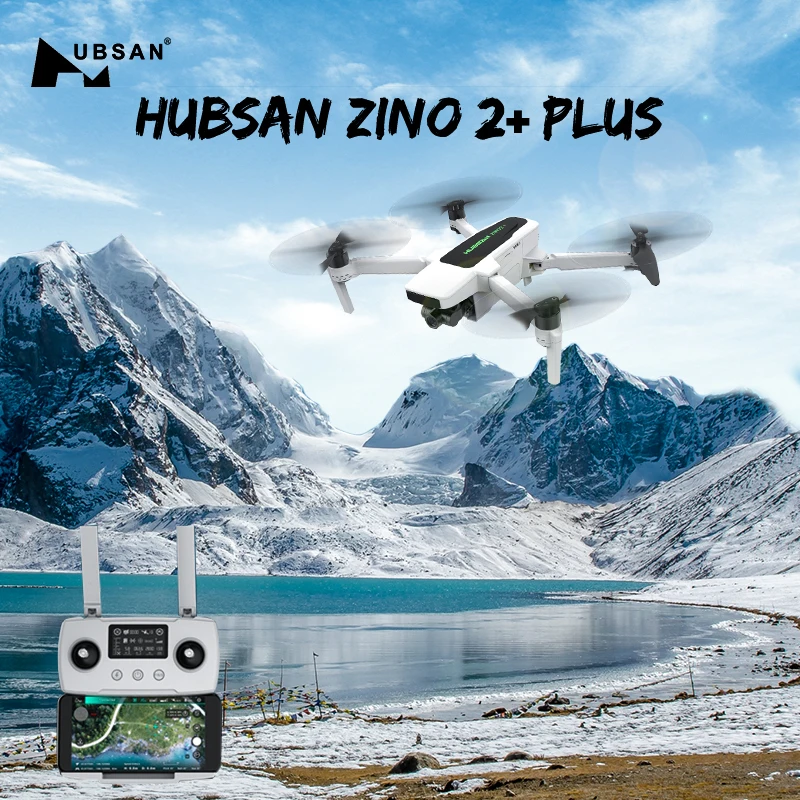 US $571.99 Hubsan Zino 2Plus Gps Latest Syncleas 9km Fpv With 4k 60fps Camera 3Axis Gimbal 35mins Flight Time Rc Drone Quadcopter Rtf