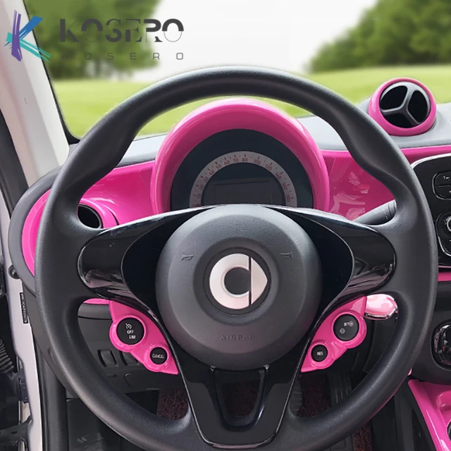 Car Plastic Black Sticker Decorative Protective Cover Shell Interior  Exterior Modified Accessories For Smart 453 Fortwo Forfour