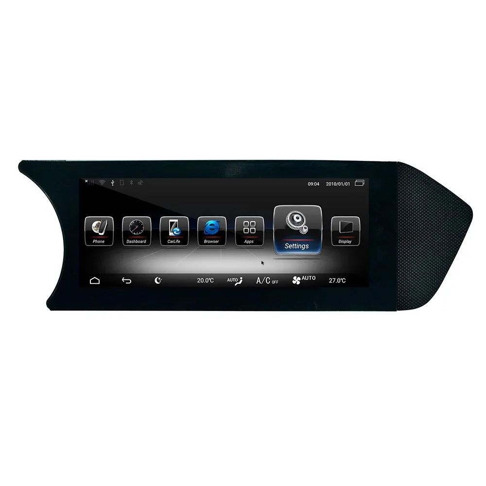 Erisin Autoradio Android 13 Per Mercedes Classe C W204 S204 NTG 4.5, 12,3 Pollici 8 Core 8+128GB, GPS, CarPlay Wireless, DSP, 1920x720