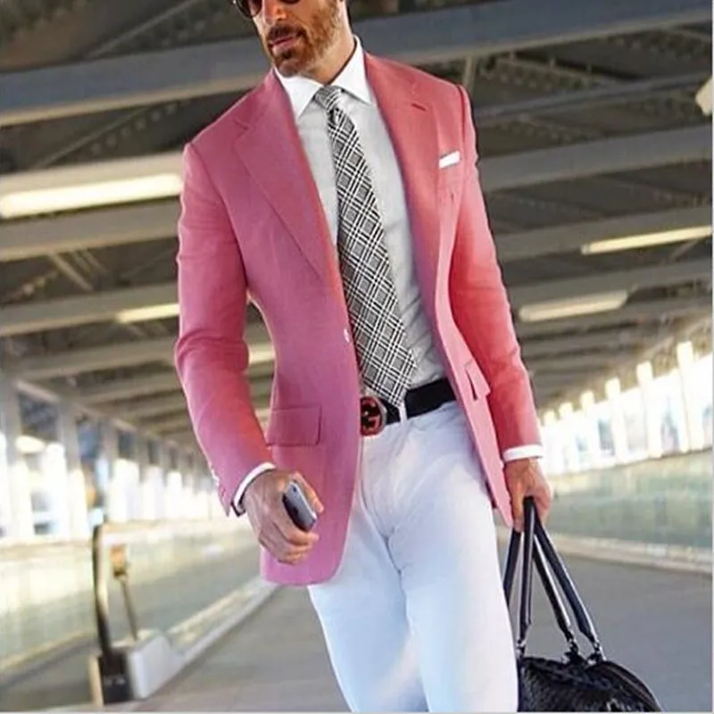 Details 78+ pink blazer white pants latest in.eteachers