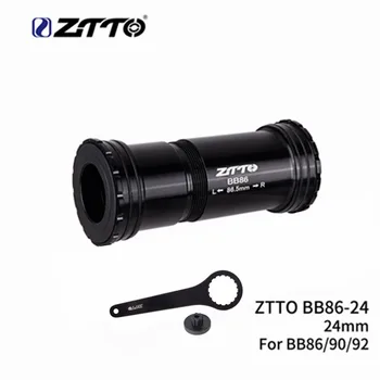 

ztto mtb bike bottom bracket bb86 bb90 bb92 press fit thread lock mountain bike road bicycle parts 24mm crankcase bottom bracket