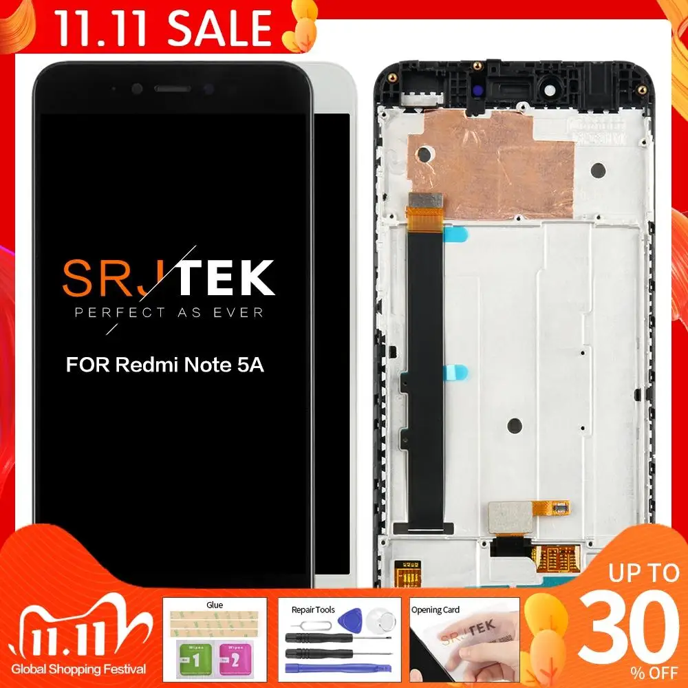 1920*1080 5.5 Inch AAA Quality LCD+Frame For Xiaomi Redmi Note 5A LCD Display Screen Prime/Pro Assembly | Мобильные телефоны и