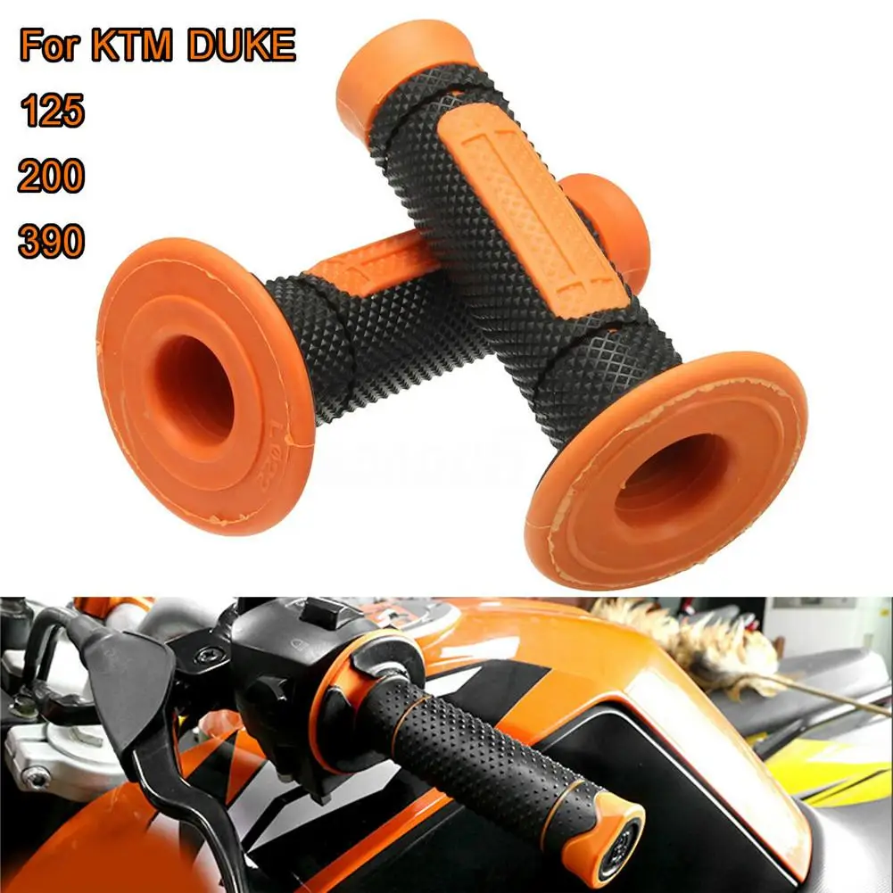 

1 Set Motorcycle Modified Handlebar Handle 125 390 For Motorrad Griffe Gummigriff Rubber Hand Grips Handle Gel (Left & Right)