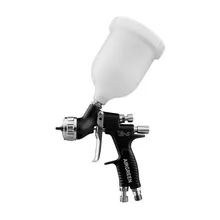 HVLP пистолет-распылитель из алюминиевого сплава, 1,3 мм, стальная насадка, аэрограф, 600 мл, автомобильная краска, мебель, сделай сам, набор для нанесения краски, инструмент для ремонта автомобиля