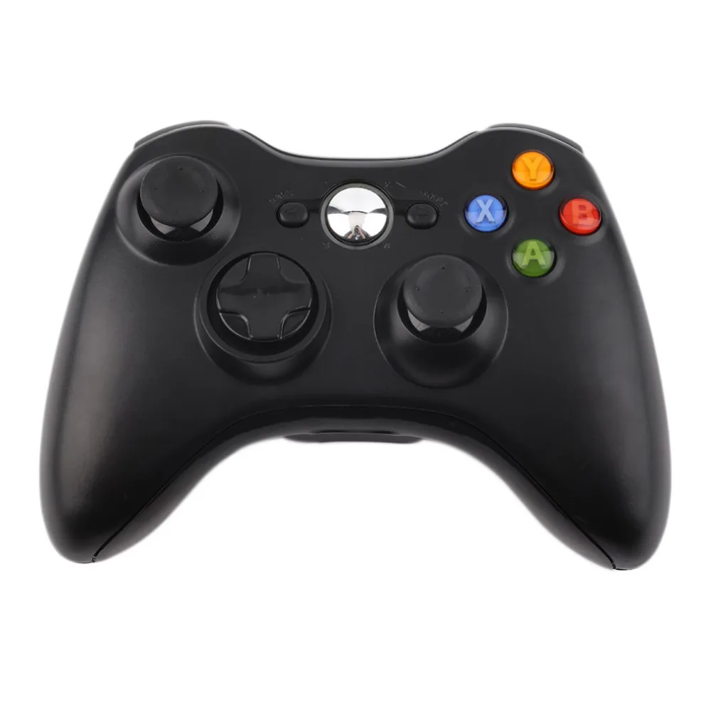 Black 2.4G Wireless Gamepad Joypad Game Remote Controller Joystick With Pc Reciever For Microsoft For Xbox 360 Console