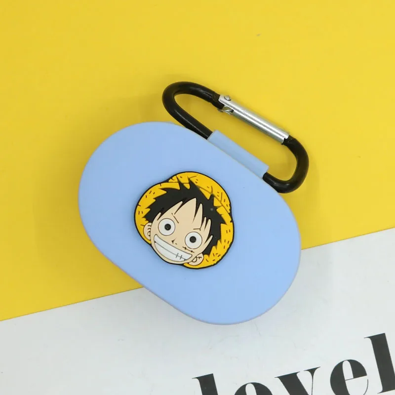 Аниме one piece Luffy силиконовый чехол для Xiaomi mi Red mi AirDots версия беспроводной Bluetooth наушники зарядный чехол Funda