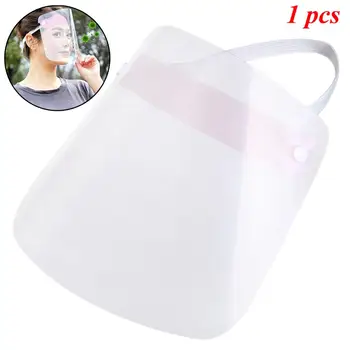 

10pcs Full Face Shield Mask Transparent Protective Mask Clear Flip Up Visor Protection Safety Work Guard For Droplet Home Decor