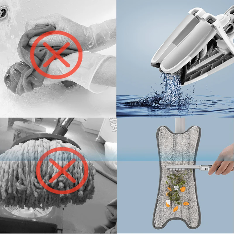 X-type-Flat-Floor-Mops-With-3-Replace-Cloth-Heads-360-Degree-Squeeze-Mop-Hand-free (1)