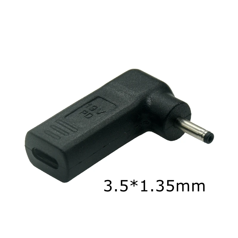 Notebook Egyenáram áram Adapter átalakító számára Jegyellenőr ezbook 2 3 6 Menő 3S számára medion akoya USB típusú C Nőnemű hogy 3.5*1.35mm töltő Telefonzsinór