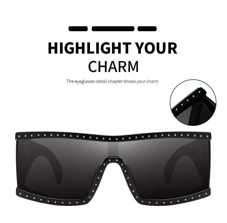 Большие женские квадратные очки с плоским верхом винтажные мужские брендовые Дизайнерские Модные Оттенки UV400 De Sole
