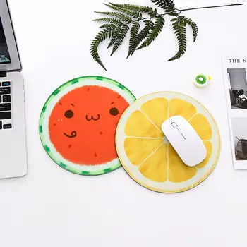 

Round Mouse Pad Silicone Mouse Pad Lemon/Pluto/Venus/Watermelon Anime Mouse Pad Computer Peripheral Accessories