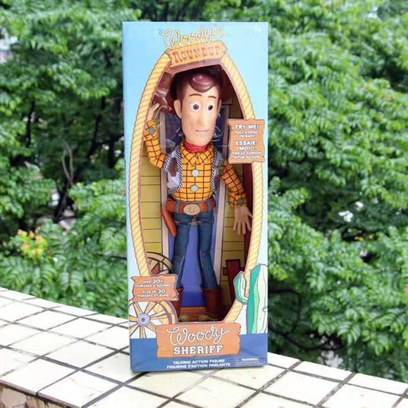 

1pc 43cm Toy Story 3 Talking Woody Action Toy Figures Model Toys Children Christmas Gift