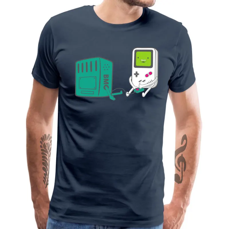Bmo игровая футболка крутая для парней время приключений короткий рукав мужская