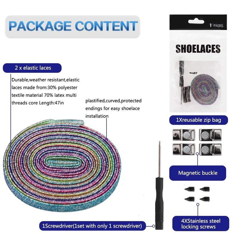Эластичная Пряжка для шнурков без завязок Шнурки видов обуви ленивые шнурки