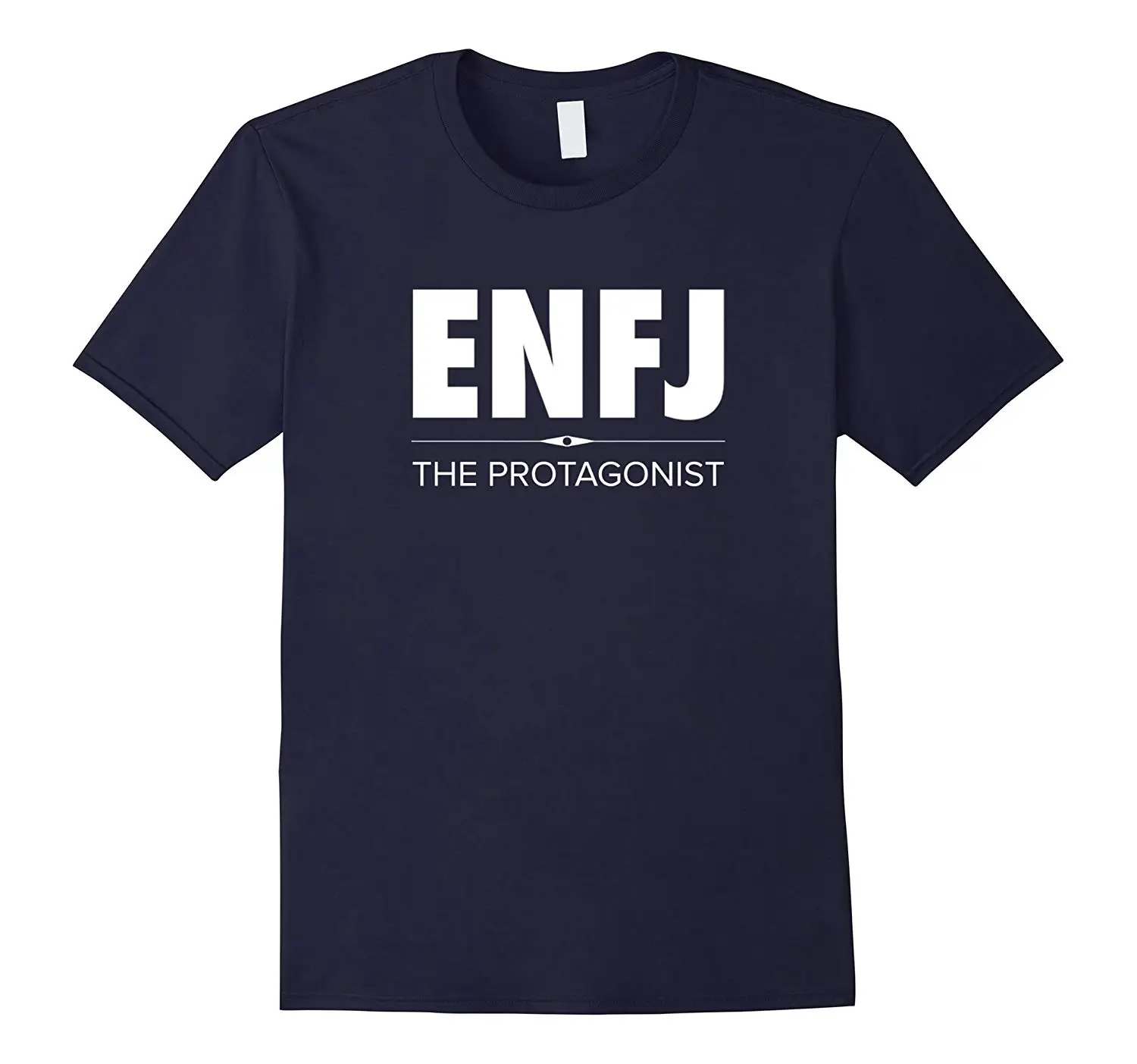 

2020 Fashion Mens Short sleeve T Shirt 100% Cotton ENFJ the protagonist T shirt