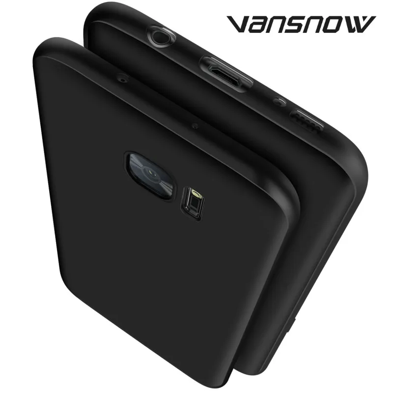 

Vansnow New-Upgrade Black Matte Phone Case For Samsung Galaxy A7 A9 A8 J4 J6 Plus 2018 S8 S9 Plus Note 9 8 Back Cover