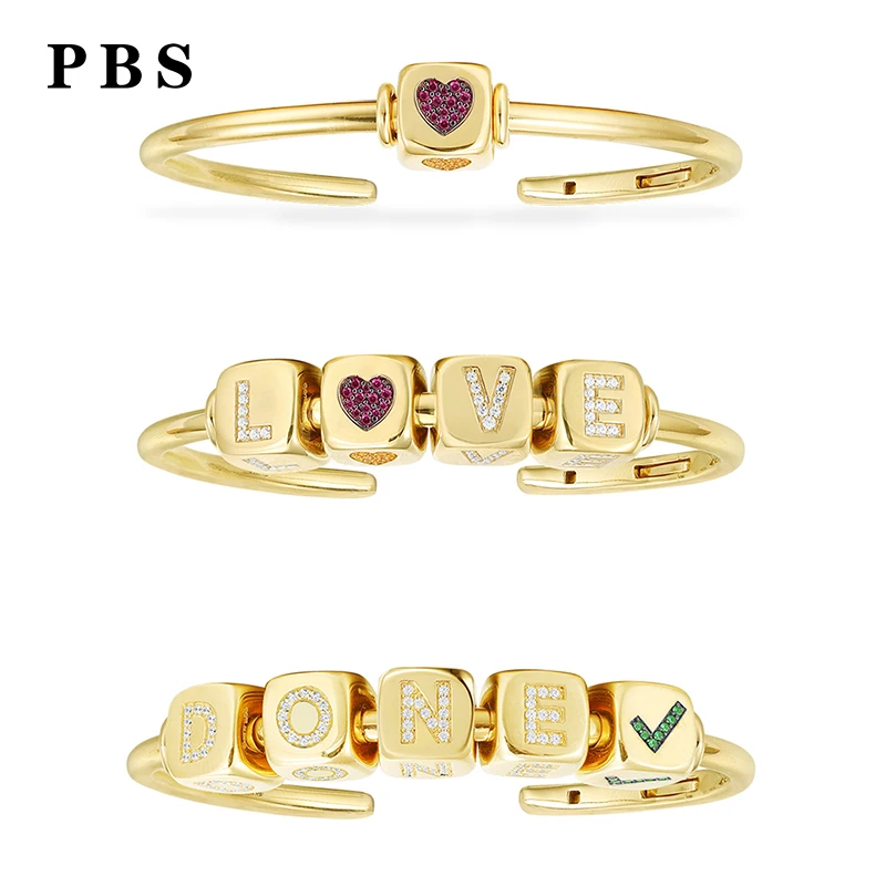 

Pbs 925 Silver A High Quality 1:1 Exquisite Pm Many Beads DIY Bracelet Logo Free Package Manufacturers Wholesale