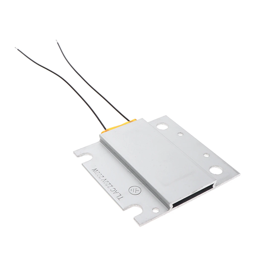 AC 220V 200W Aluminum PTC Heater Thermostat Heating Plate constant temperatR/_YU