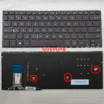 

English Laptop Keyboard For Asus UX330U ux330u UX330UA US keyboard with backlight