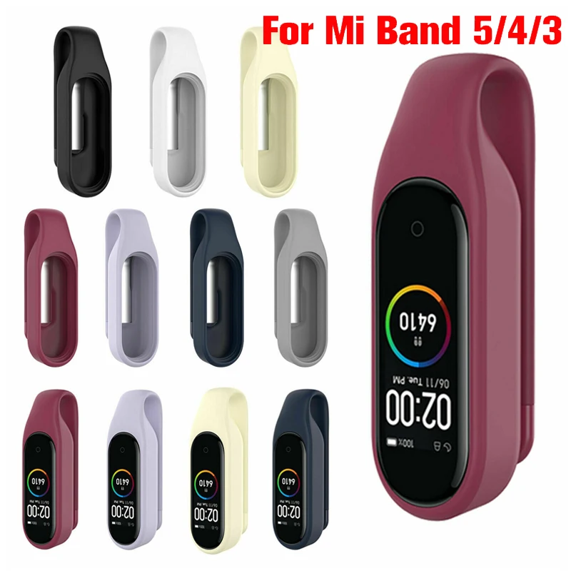 

Silicone Metal Magnetic Clasp Clip Holder Band Belt for Xiaomi Mi Band 3 4 5