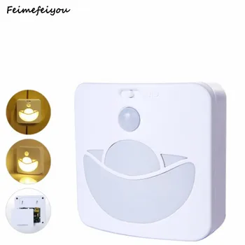 

LED Closet Lights PIR Infrared Human Induction Sensor Wireless Color Changing LED Puck Lights