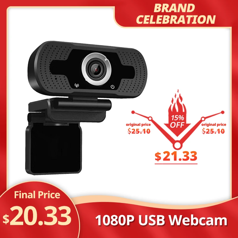 1080P Full High Definition Usb Webcam For Pc Desktop &amp Laptop Web Camera With Microphone/Fhd | Компьютеры и офис